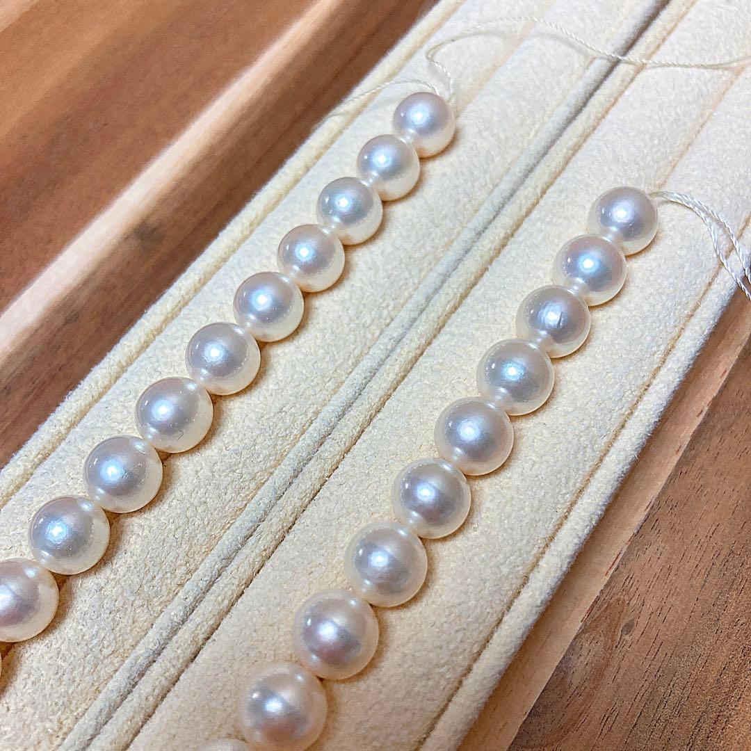 【新品・百貨店商品／総本店】2024花珠級アコヤ真珠8.0-8.5mmネックレス