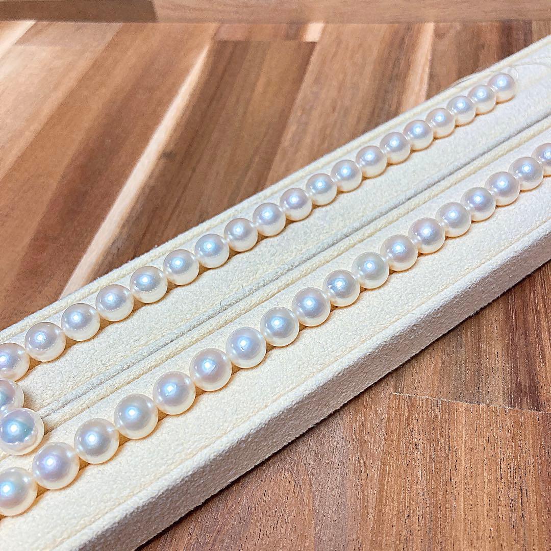 【新品・百貨店商品／総本店】2024花珠級アコヤ真珠8.0-8.5mmネックレス