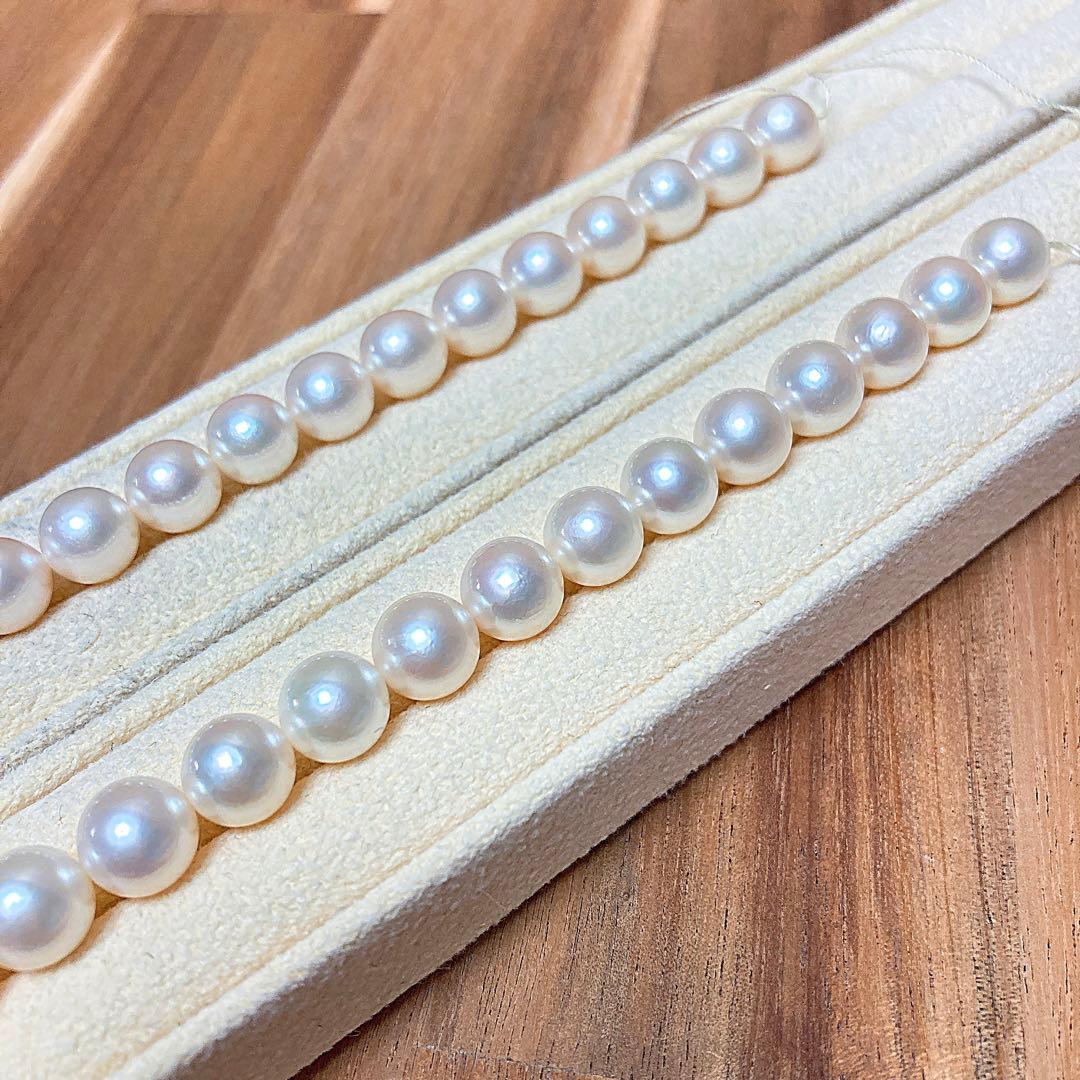 【新品・百貨店商品／総本店】2024花珠級アコヤ真珠8.0-8.5mmネックレス