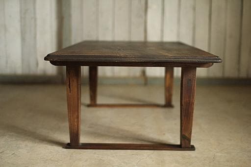 味のある木製のテーブル　ちゃぶ台　古家具　古民家