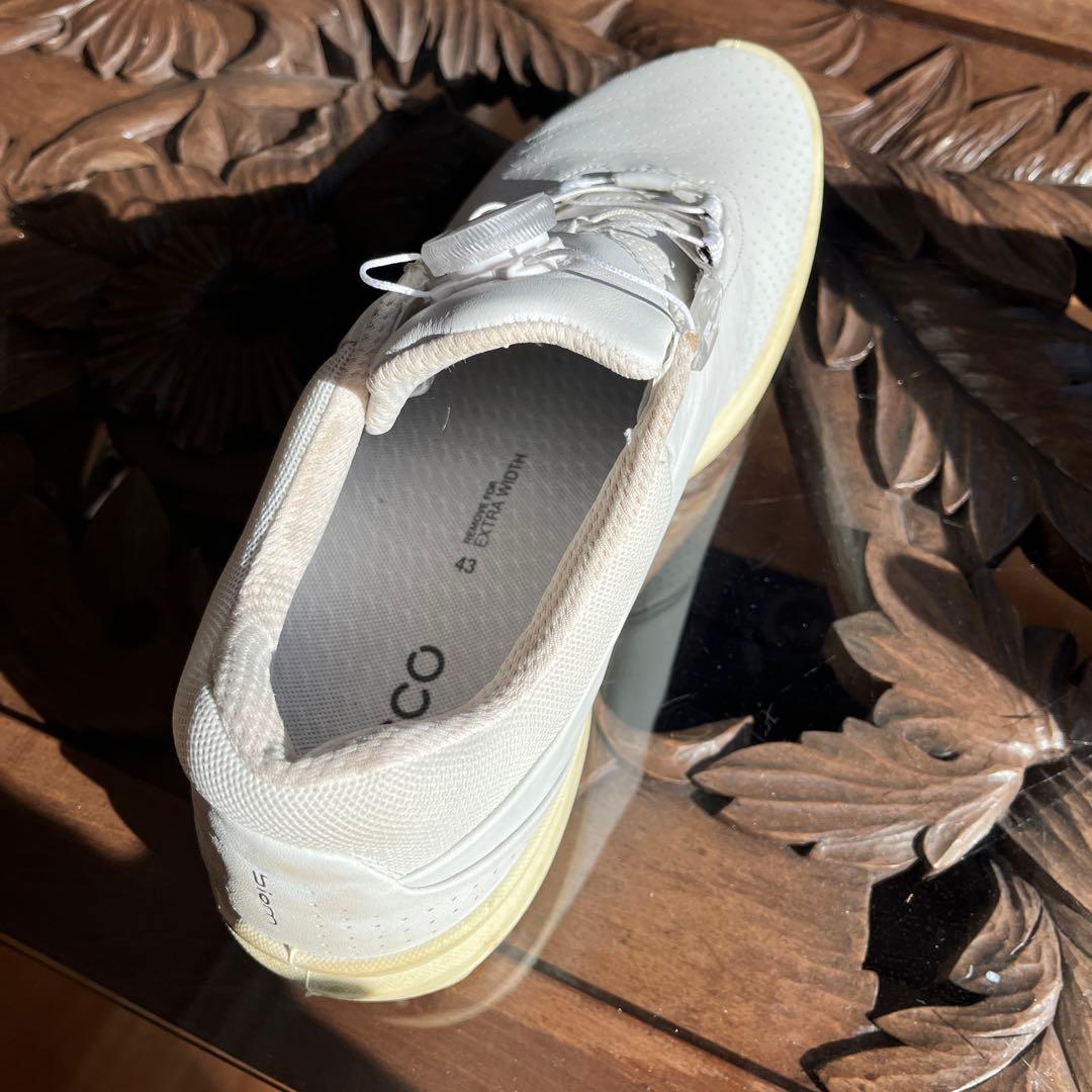 Ecco ゴルフシューズ ホワイト　43 26.5-27