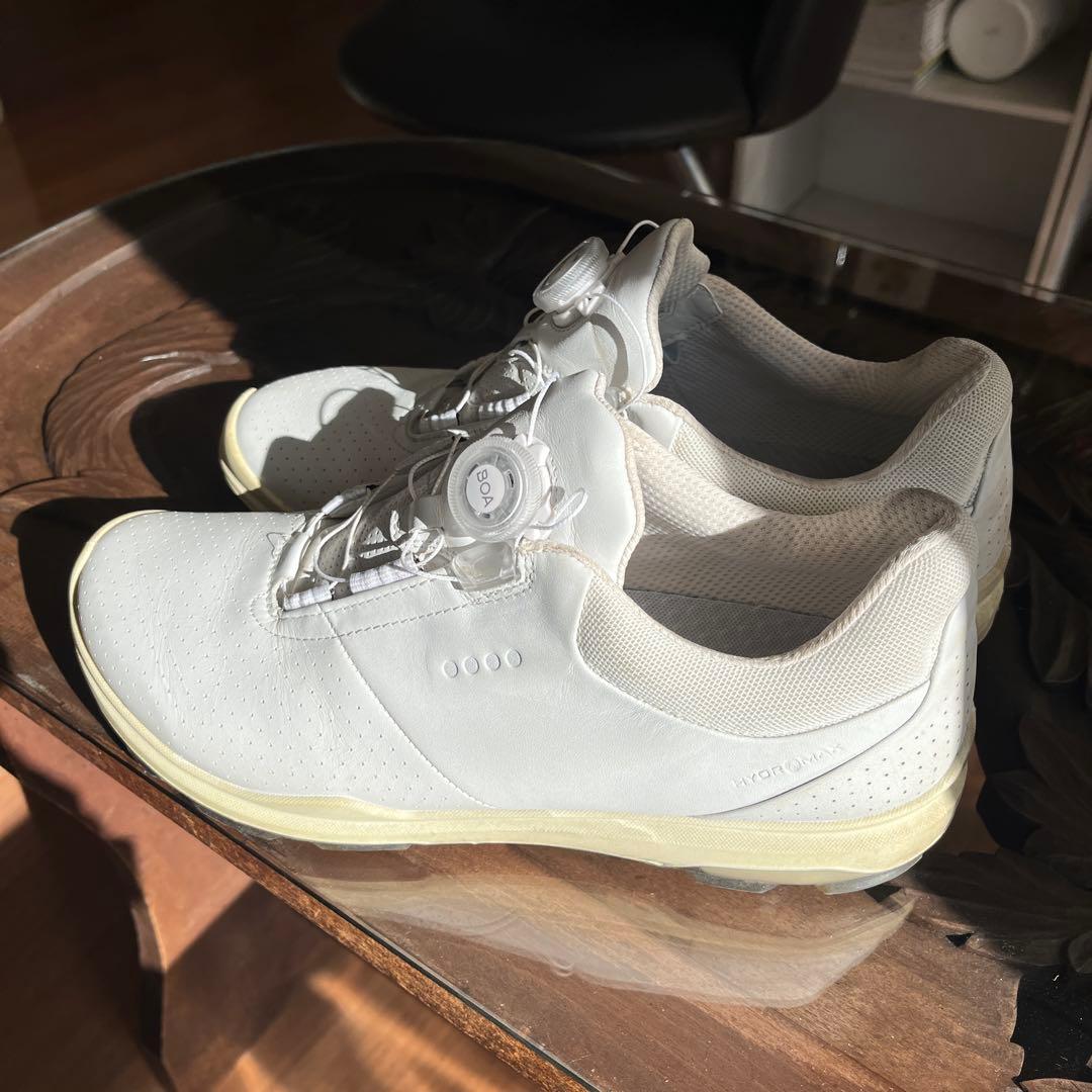 Ecco ゴルフシューズ ホワイト　43 26.5-27