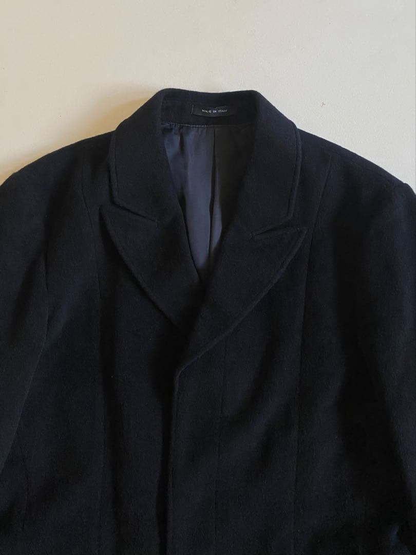 ジャケット・アウター 00s- armani angora wool coat italy
