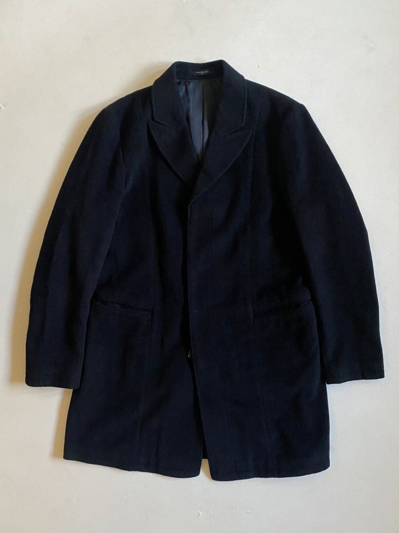 ジャケット・アウター 00s- armani angora wool coat italy