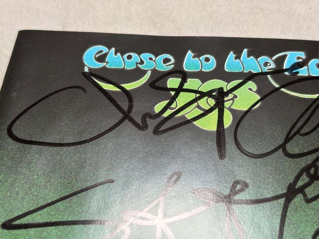 レア　yes 直筆サインCD Jon Anderson Chris Squire