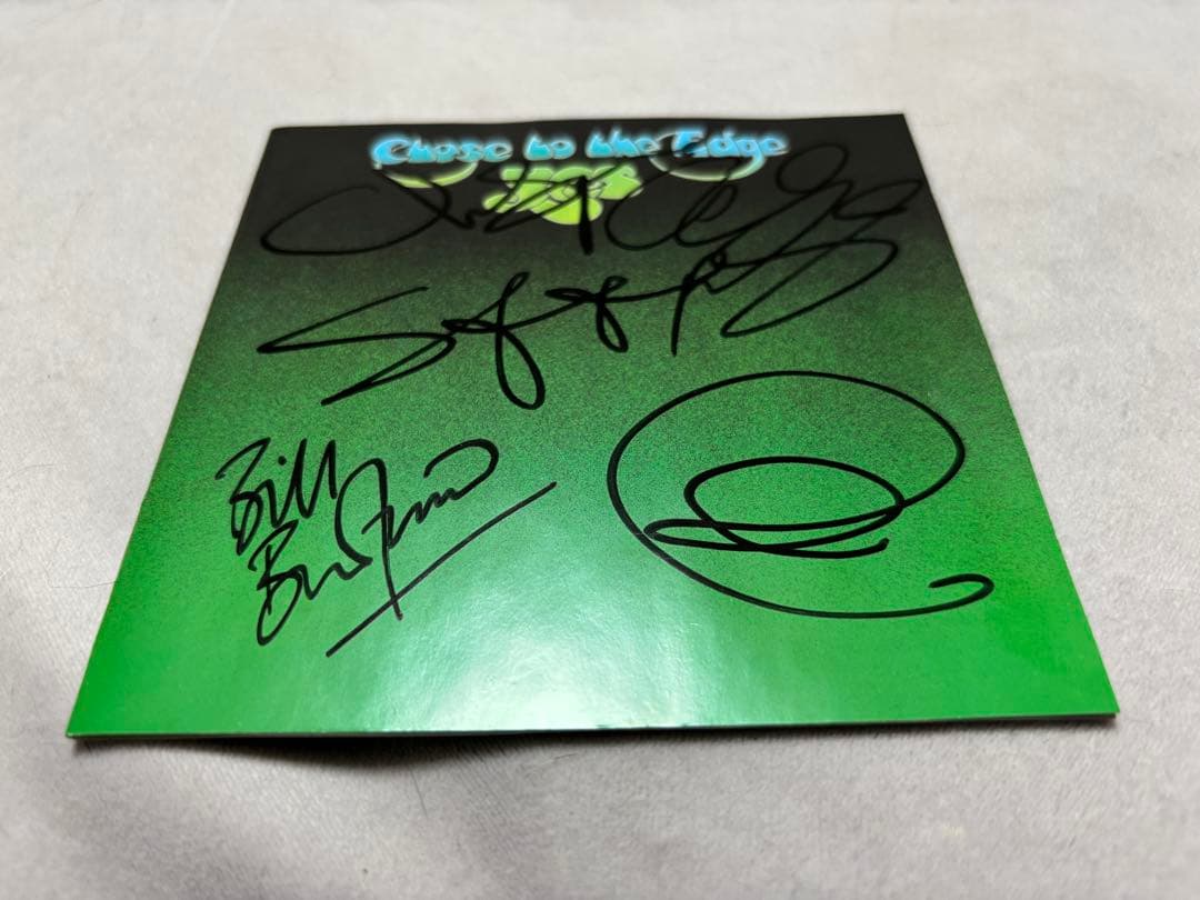 レア　yes 直筆サインCD Jon Anderson Chris Squire