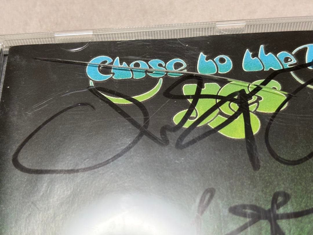 レア　yes 直筆サインCD Jon Anderson Chris Squire