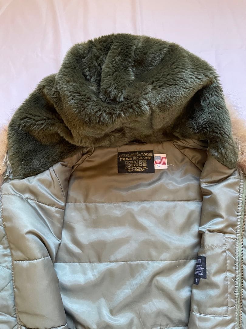 SCHOTT×THE CRIMIE N-2B フライトジャケット　サイズL