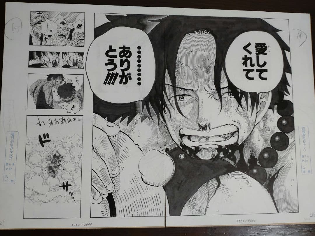ONE PIECE　複製原画　ビブルの秘宝