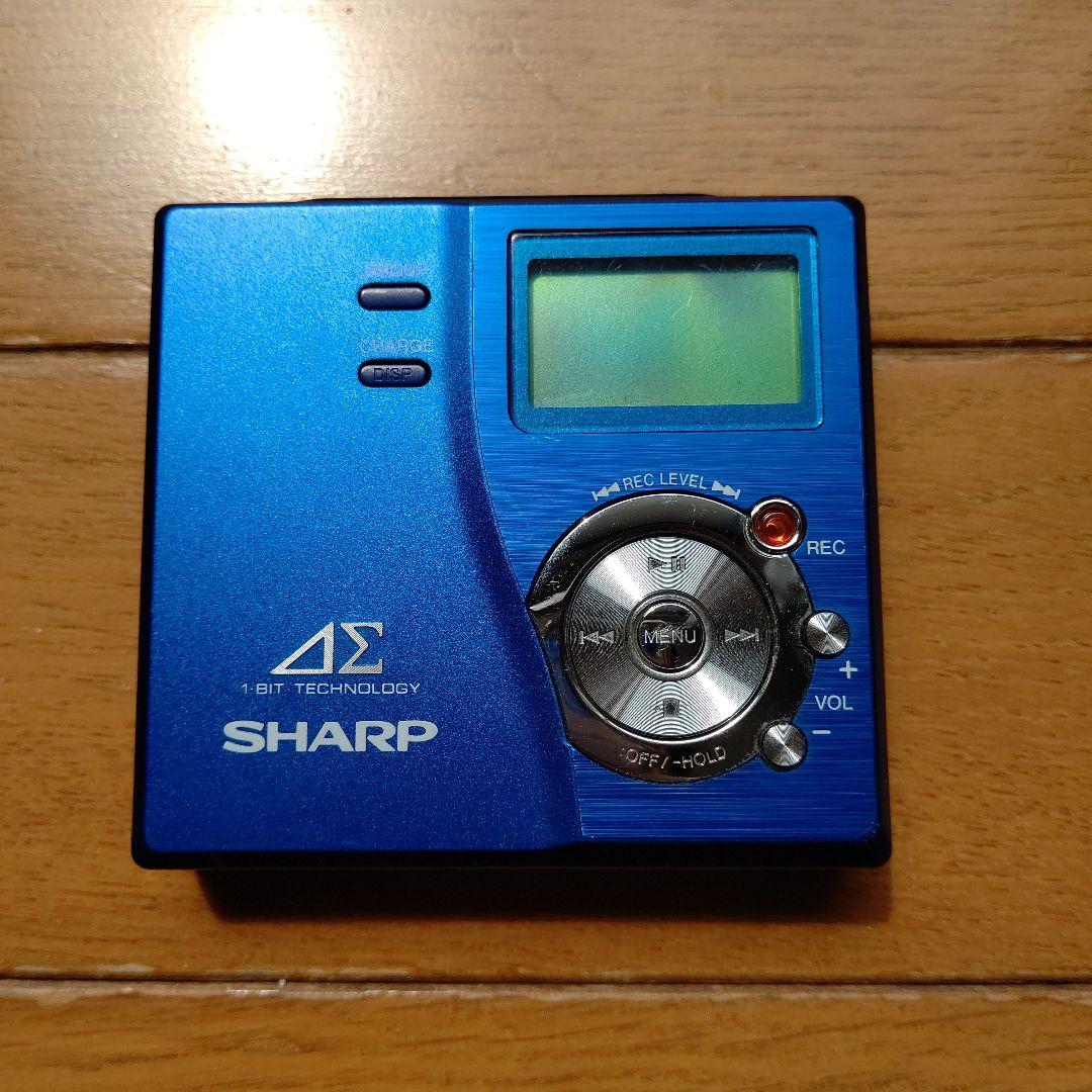 SHARP 1bitポータブルMDレコーダー MD-DR77-A