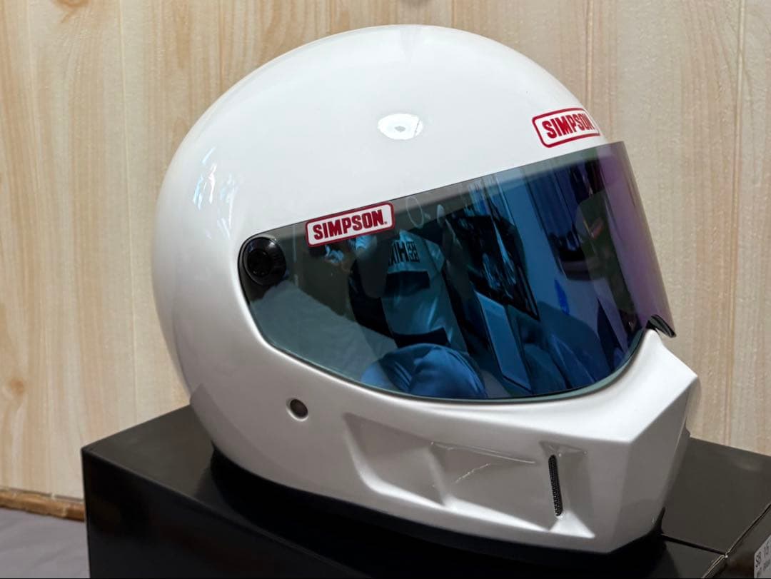 SIMSON SB 15 フルフェイスヘルメット ホワイト