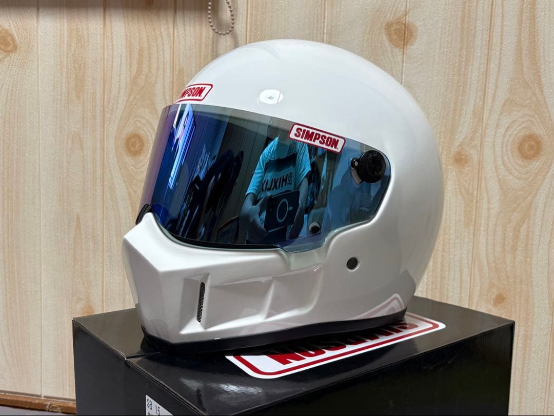 SIMSON SB 15 フルフェイスヘルメット ホワイト