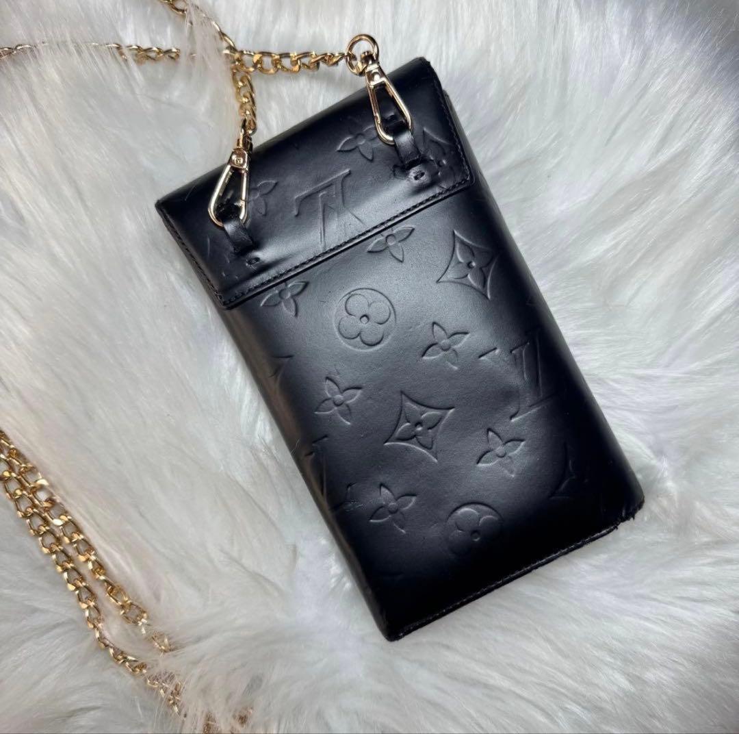 ルイヴィトン ショルダーウォレット ブラック