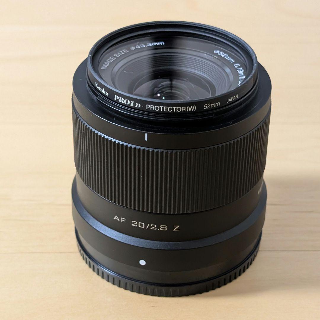 【レンズフィルター付き】VILTROX AF 20mm/F2.8 Zマウント