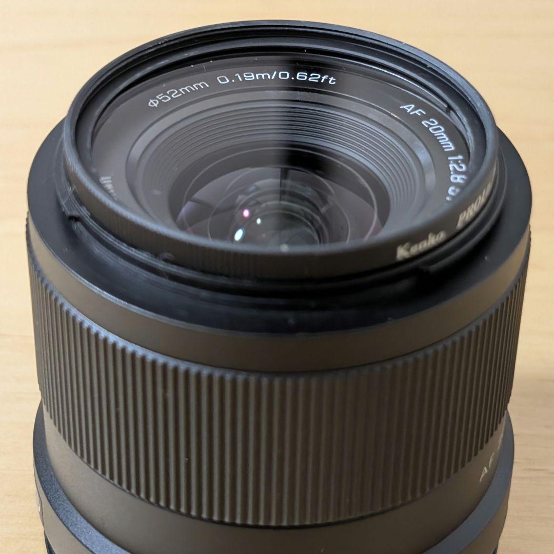 【レンズフィルター付き】VILTROX AF 20mm/F2.8 Zマウント