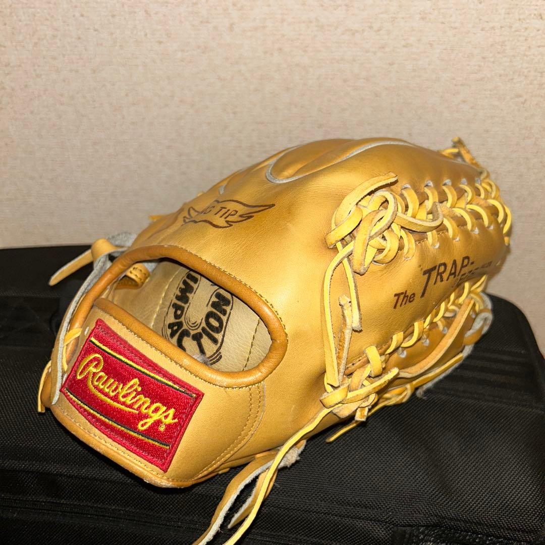 硬式用グローブ　ローリングス　内野手用　オールラウンド　キャメル