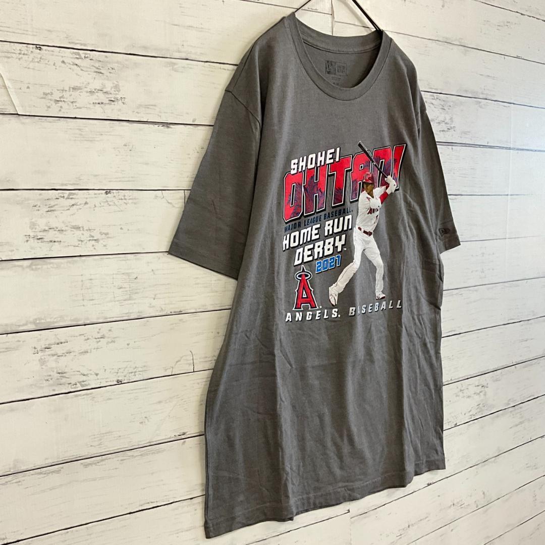 超希少公式　NEW ERA 大谷翔平 2021年ホームランダービー記念Tシャツ