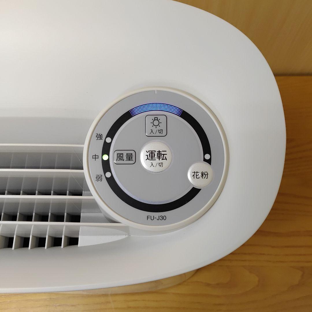 SHARP FU-J30-W 空気清浄機 プラズマクラスター 交換フィルター付