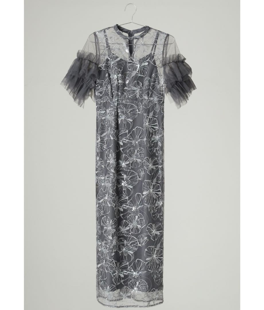 niana パーティードレス　スパンコール刺繍レース