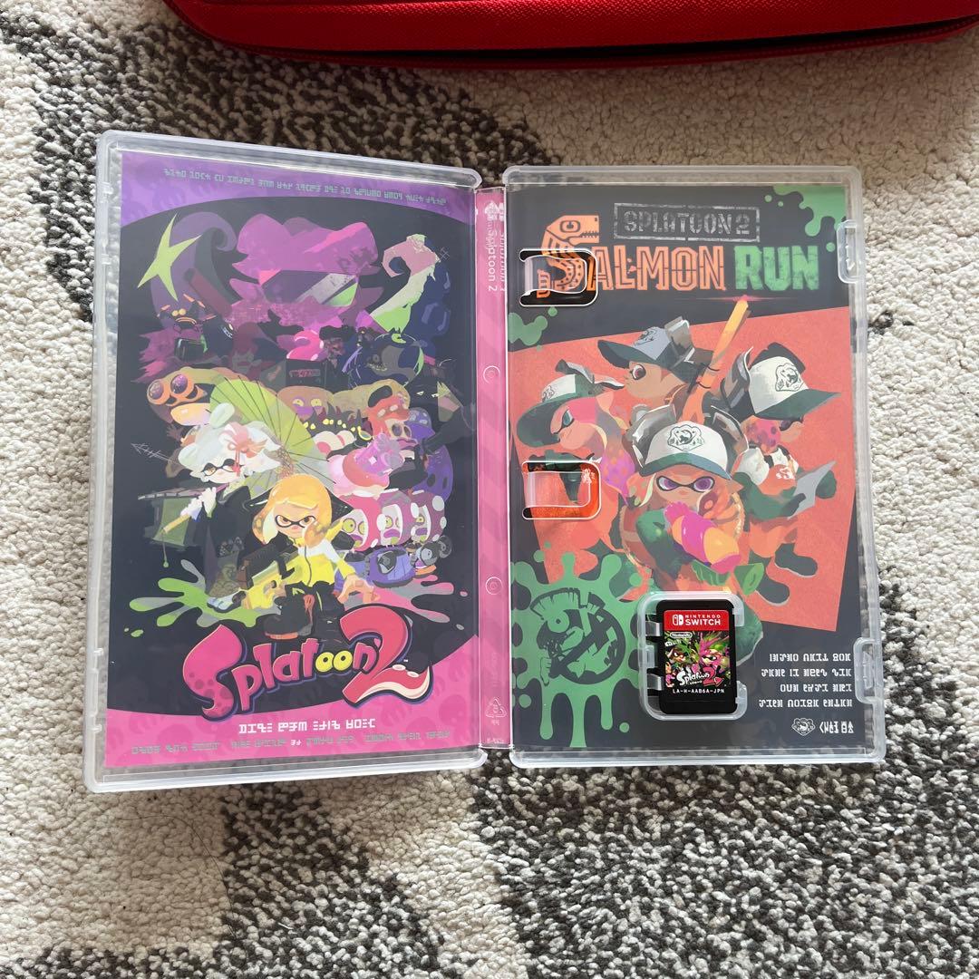 Nintendo Switch 赤色 本体 + スプラトゥーン