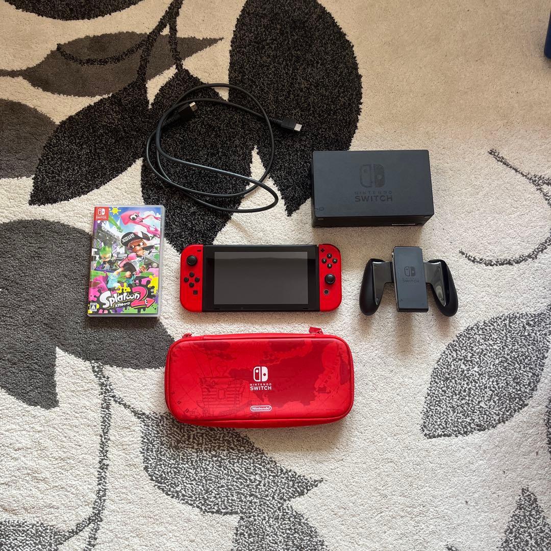 Nintendo Switch 赤色 本体 + スプラトゥーン