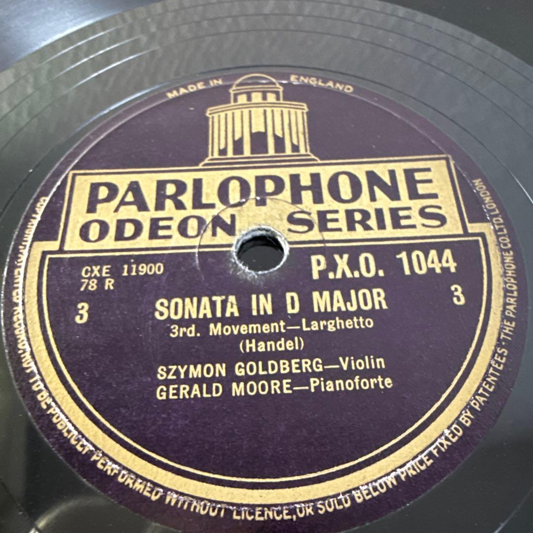 SP12in英2枚組 ヘンデルVIOLIN SONATA シモンゴールドベルク