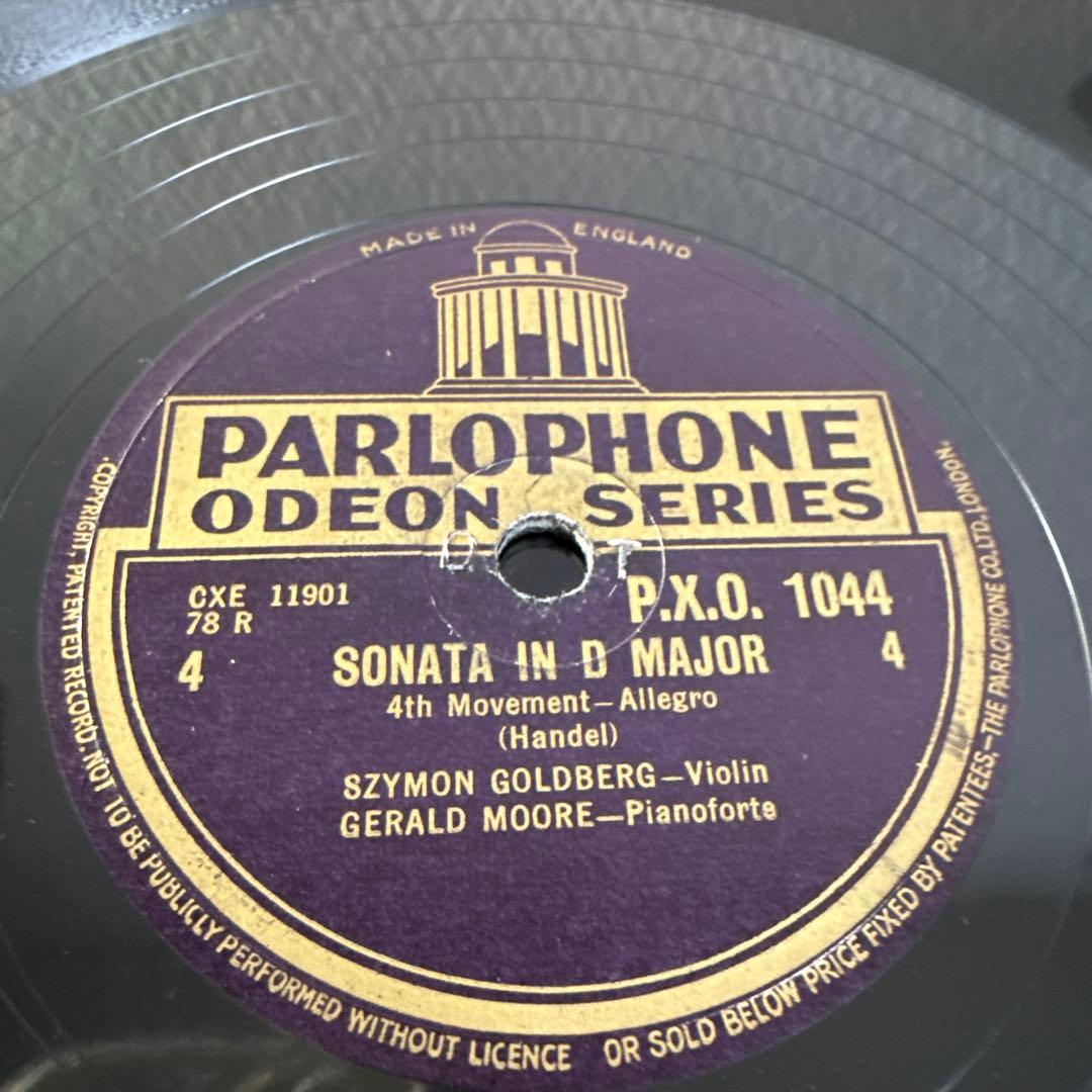 SP12in英2枚組 ヘンデルVIOLIN SONATA シモンゴールドベルク