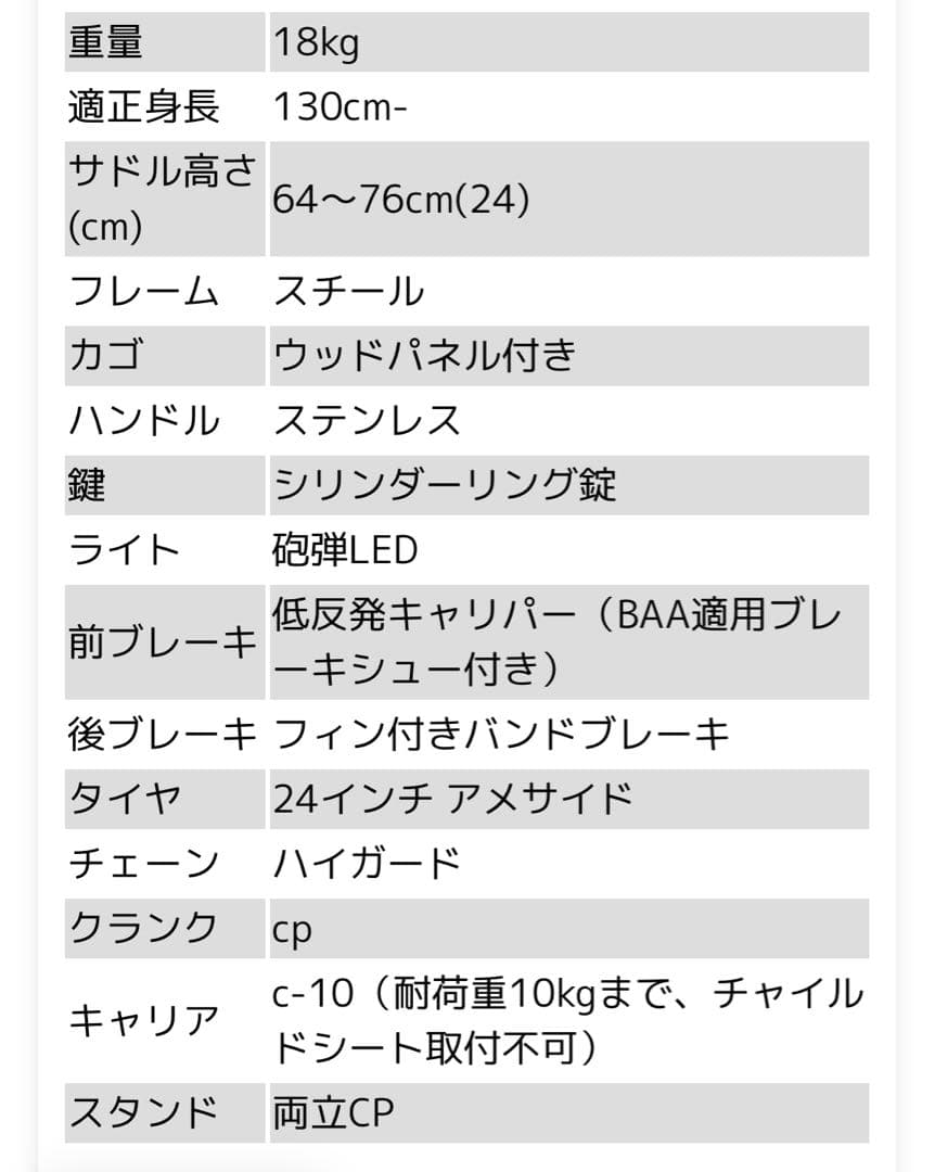 （こうき）女の子　自転車　24インチ　水色　大阪府豊中市引取