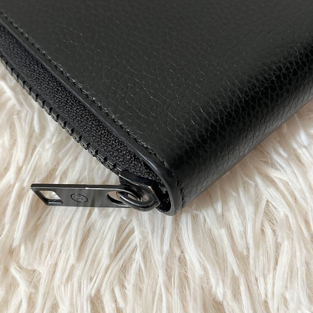 美品✨MAISON MARGIELA メゾンマルジェラ　二つ折り財布　レザー　黒