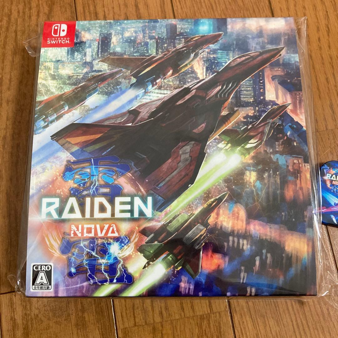 【新品】Switch 雷電NOVA 数量限定特装版　店舗特典　缶バッジ
