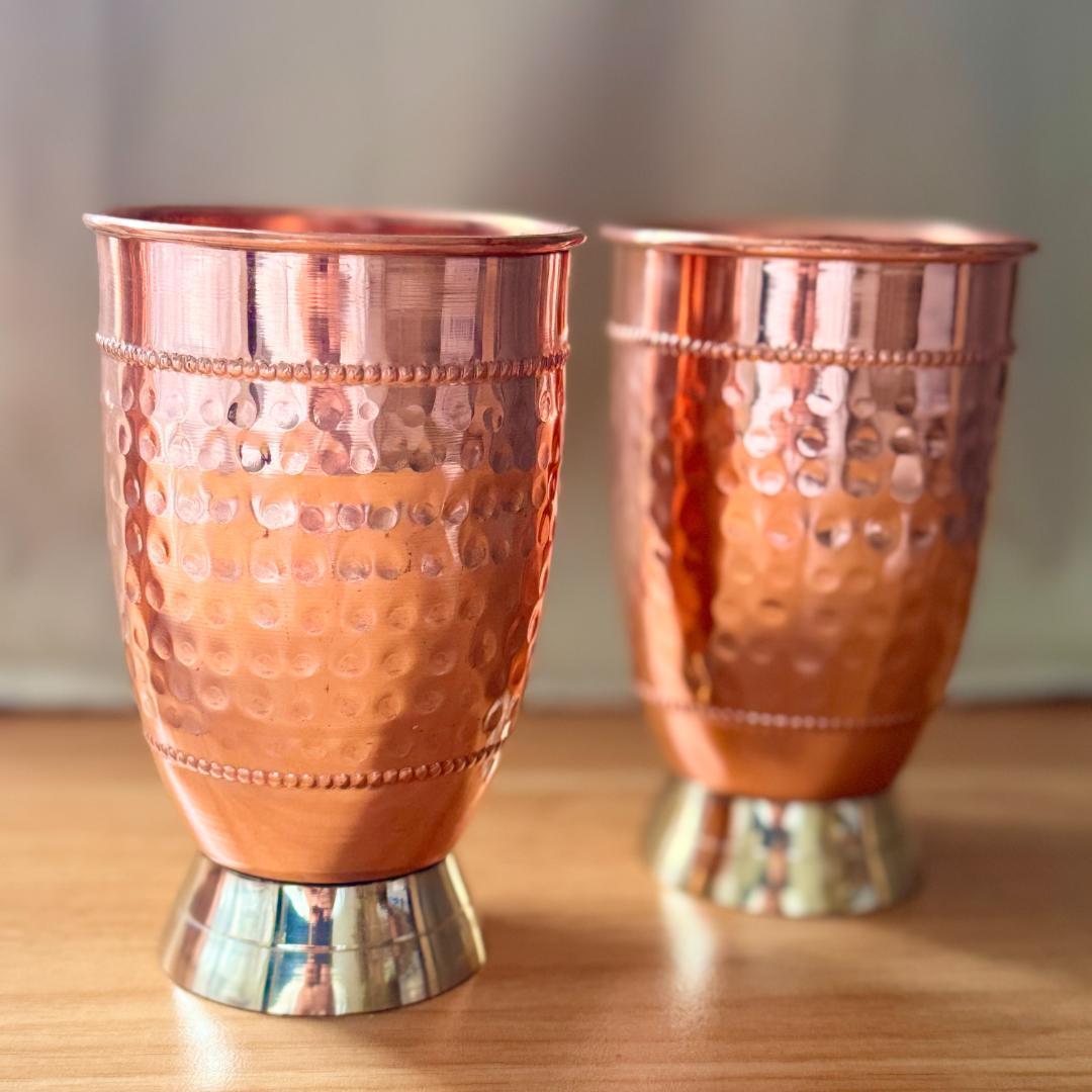 値下げ価格　銅製1L水筒と2個カップセット