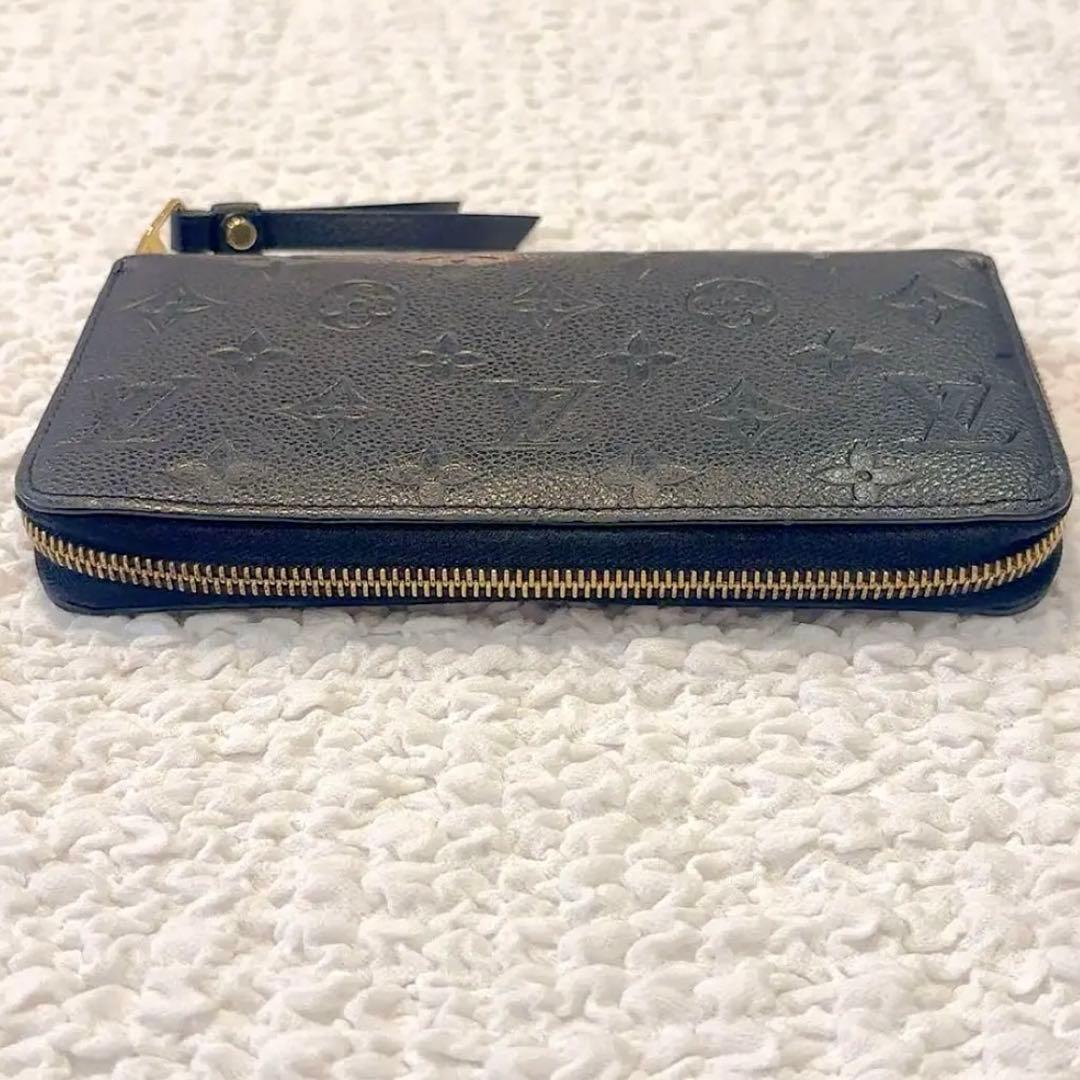 ヴィトン 長財布 モノグラム アンプラント ジッピーウォレット ブラック 黒