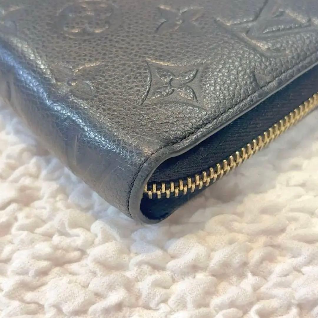 ヴィトン 長財布 モノグラム アンプラント ジッピーウォレット ブラック 黒