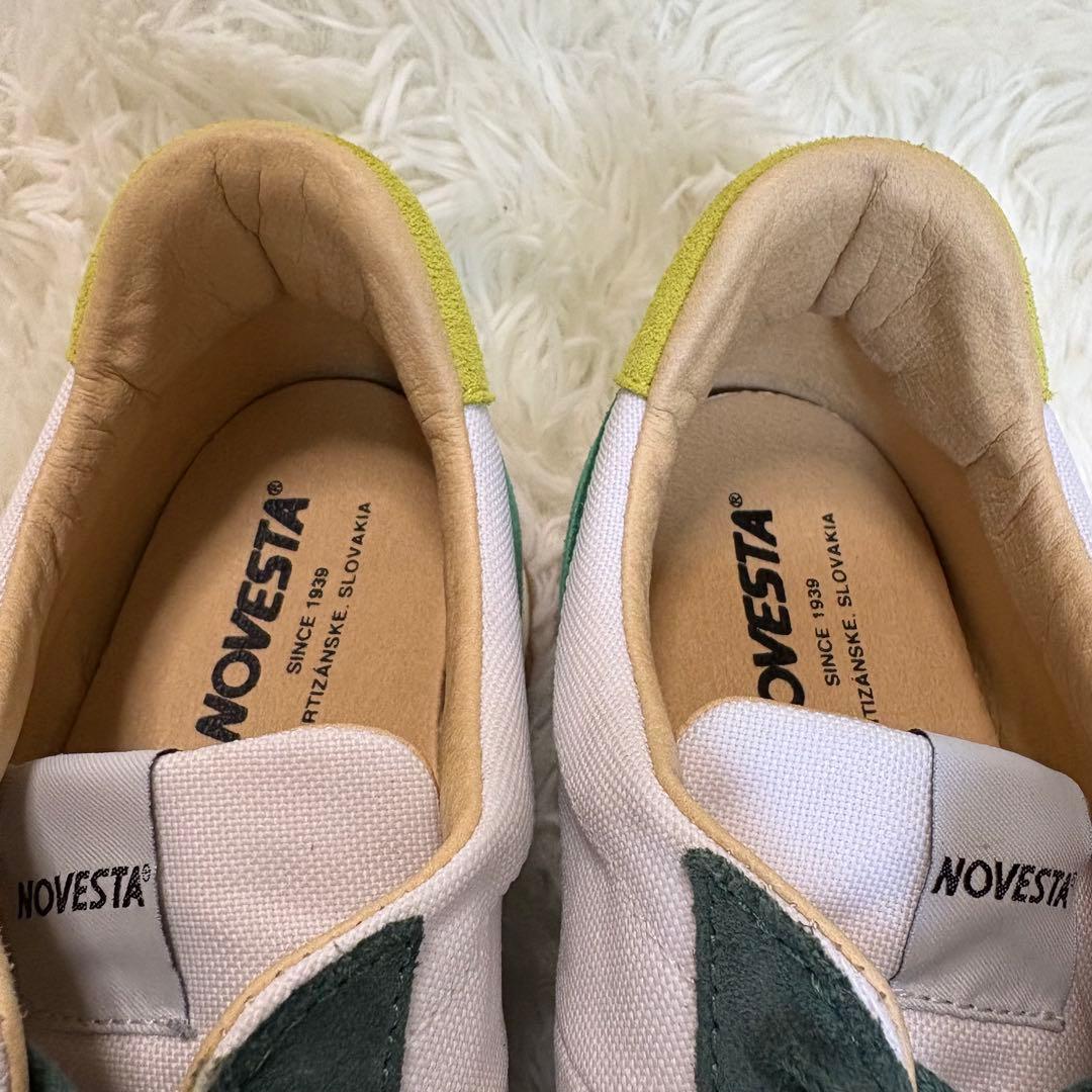 美品　ノヴェスタ　マラソン　ランナー　トレイル　スニーカー　グリーン　38