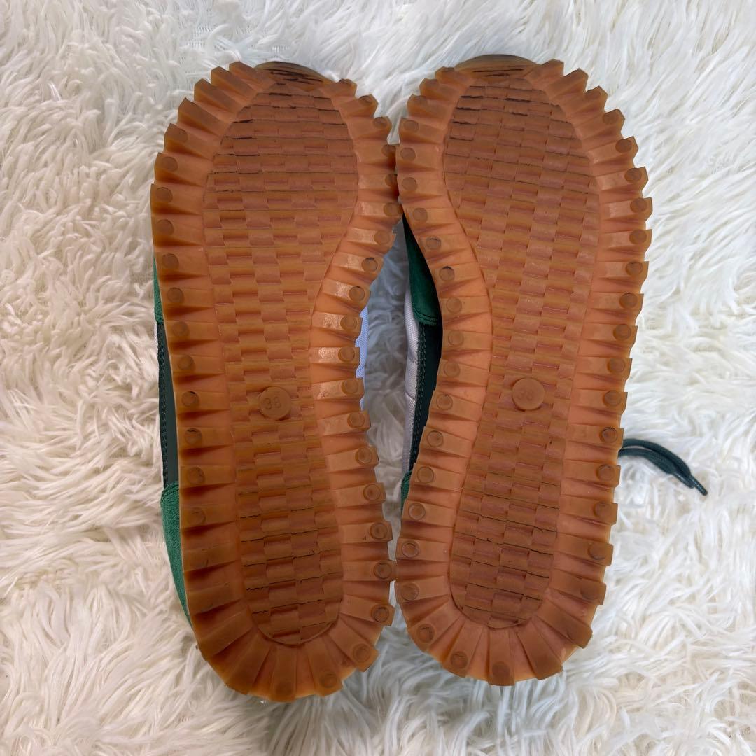 美品　ノヴェスタ　マラソン　ランナー　トレイル　スニーカー　グリーン　38