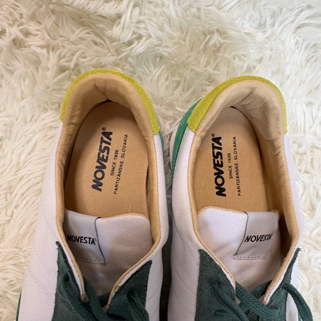 美品　ノヴェスタ　マラソン　ランナー　トレイル　スニーカー　グリーン　38