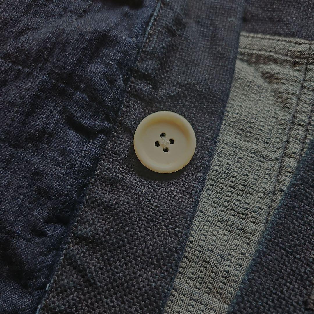 スノーピーク　どてら　藍染　インディゴ　 カーディガン風ジャケット