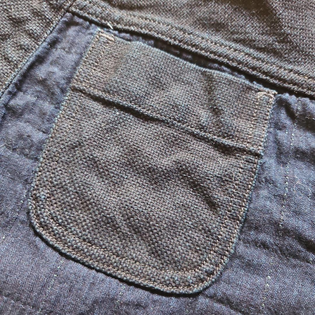 スノーピーク　どてら　藍染　インディゴ　 カーディガン風ジャケット