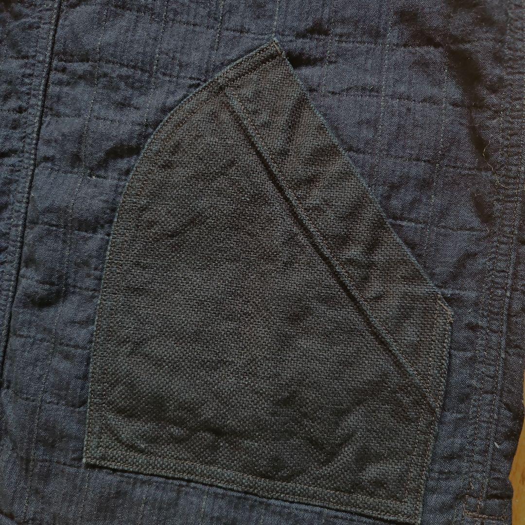 スノーピーク　どてら　藍染　インディゴ　 カーディガン風ジャケット