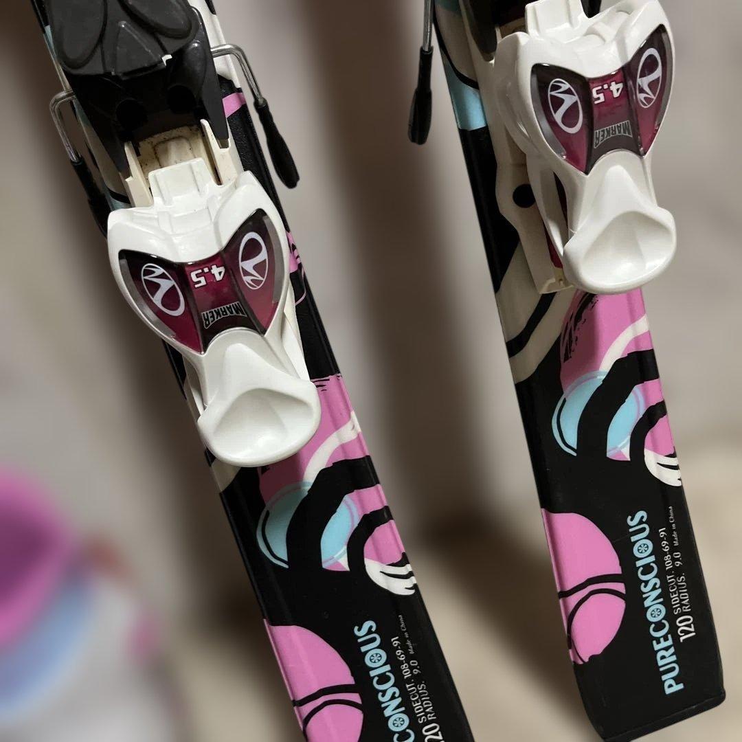 girls ジュニアスキー3点セット黒