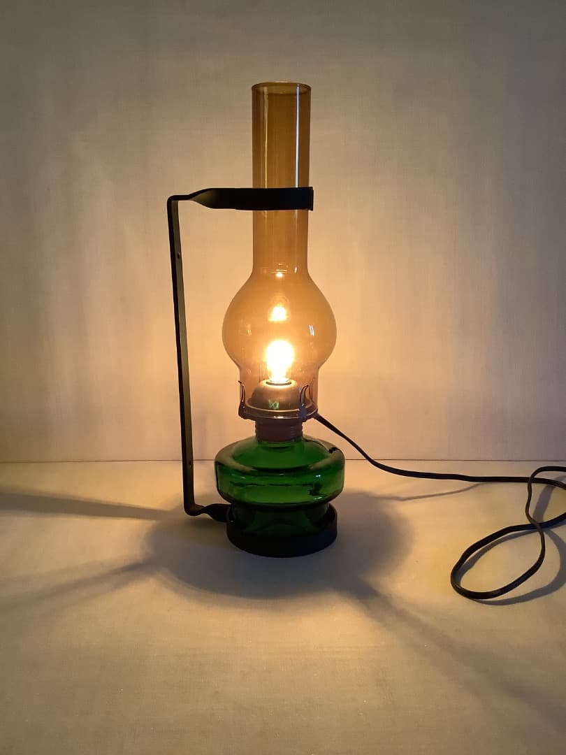 Nora さま専用・オイルランプ・電灯・オイル両用・最終価格