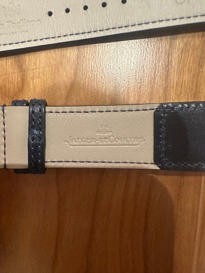 梵さま【ほぼ未使用】ジャガールクルト純正ダークブルー(カーサ・ファリアーノ)