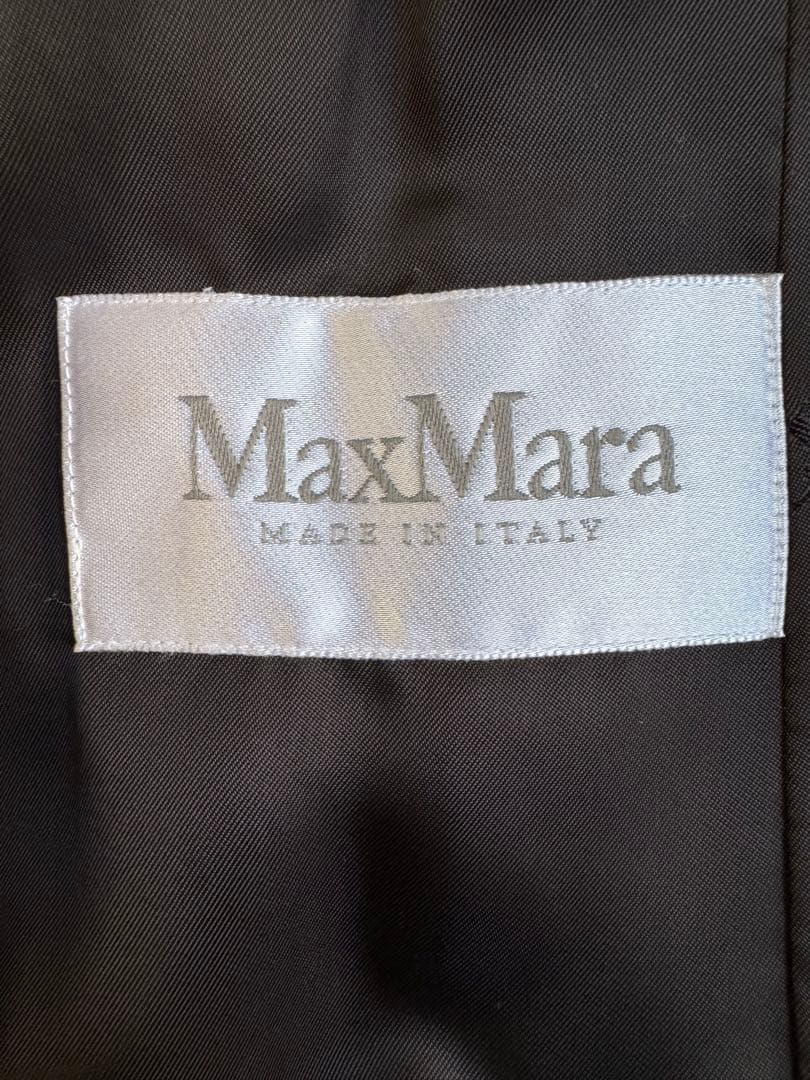 専用です。マックスマーラ　ピュアキャメル　チェスターコート　ブラック40サイズ