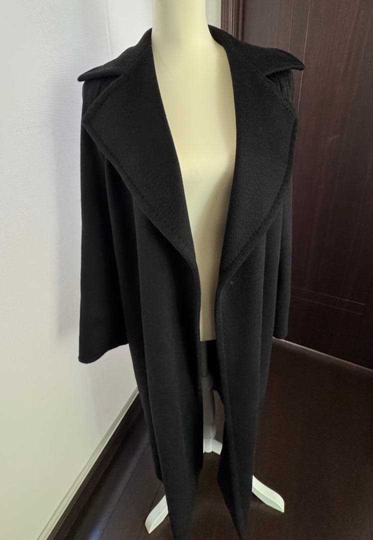 専用です。マックスマーラ　ピュアキャメル　チェスターコート　ブラック40サイズ