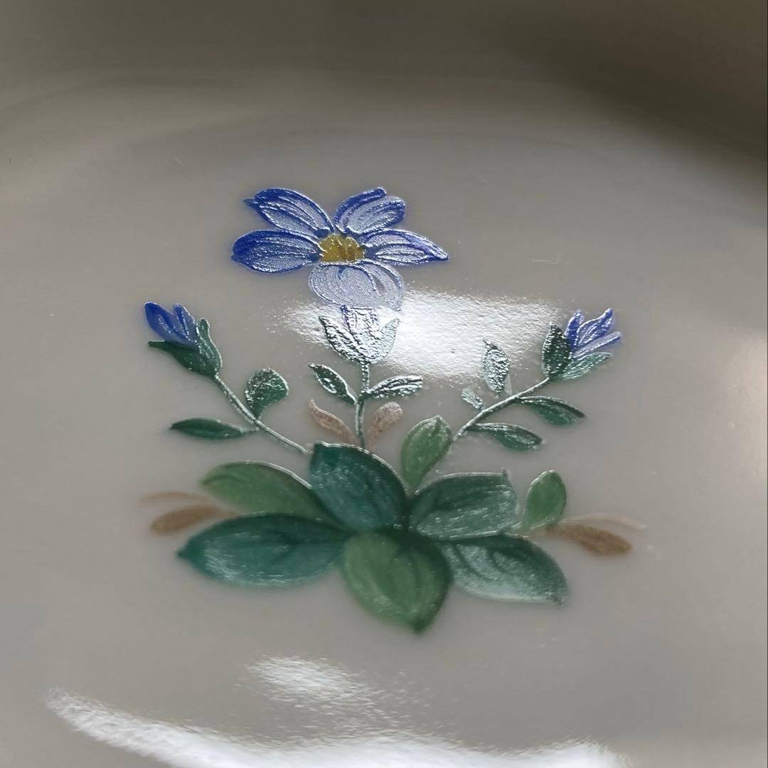 AUGARTEN アウガルテン フラワー 絵変り 金彩 プレート 4枚セット