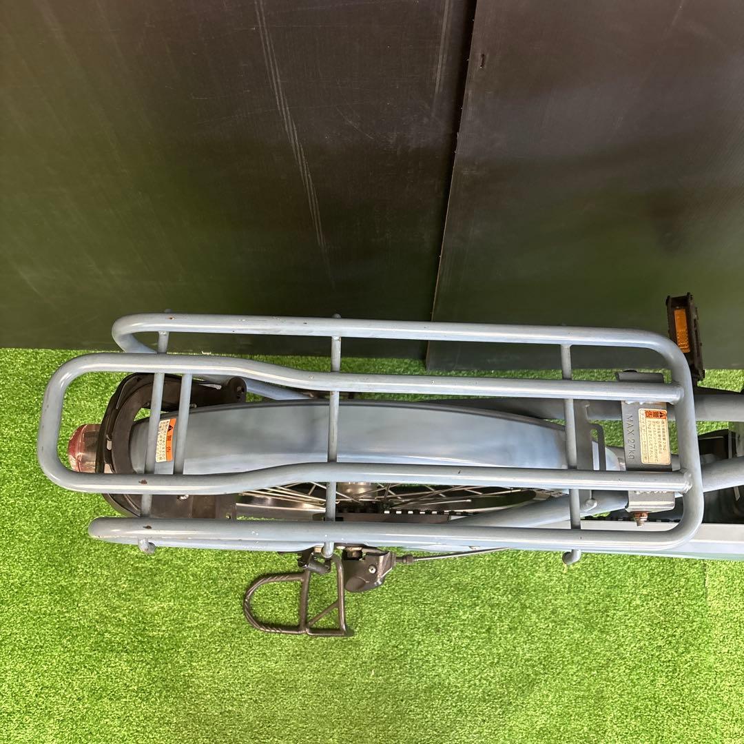 電動自転車 YAMAHA PAS Babby 水色 3人乗り対応 E