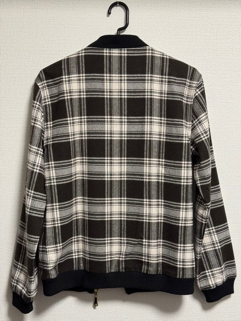 【Vivienne Westwood】インポート チェック MA-1 ブルゾン