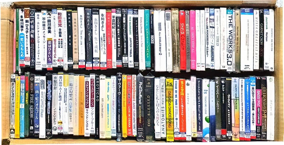 未開封アルバム 90枚 外装汚れ傷みあり