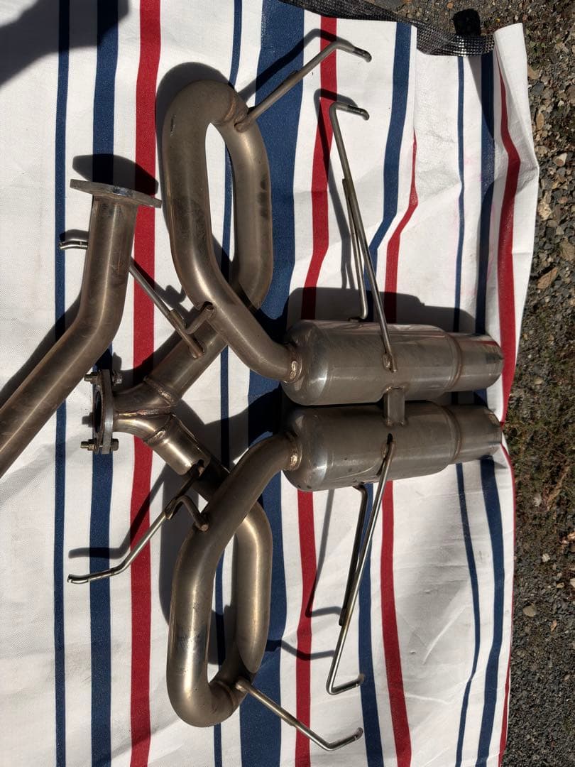 シビックFK7 ロッソモデロ　マフラーセット　中間パイプ付き