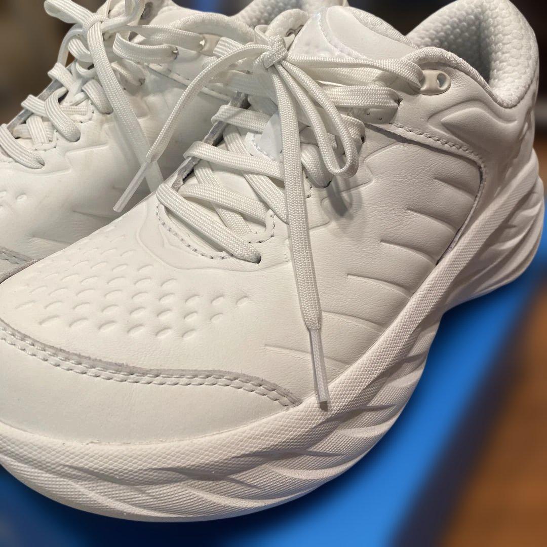 HOKA ONEONE ホカ　レザー　BONDI SR 24.5 フロスト